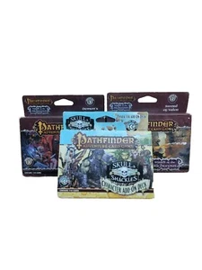 Lot of 3 Pathfinder Adventure Card Game Packs Character Add On + Adventure Decks - Picture 1 of 24