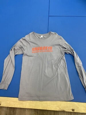 Savarese BJJ Academy Long Sleeve T-shirt Gray/Red Men’s M - Image 1 of 4