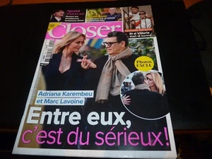 Revue "CLOSER N°1009 - 2024" Marc LAVOINE & Adriana KAREMBEU, Michel BLANC - Picture 1 of 1