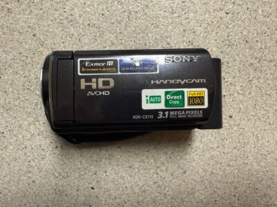 Sony Handycam HDR-CX110 HD Camcorder 25x, 8gb Memory Card, Works. NO CHARGER - Image 1 of 4