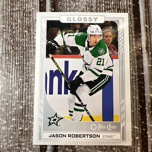 2023-24 Upper Deck Series 2 O-Pee-Chee Glossy Gold #R-43 Jason Robertson - Picture 1 of 2