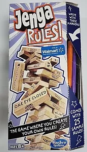 Reglas Jenga ¡Crea tus propias reglas por Hasbro! Edición Walmart exclusiva. - Imagen 1 de 11