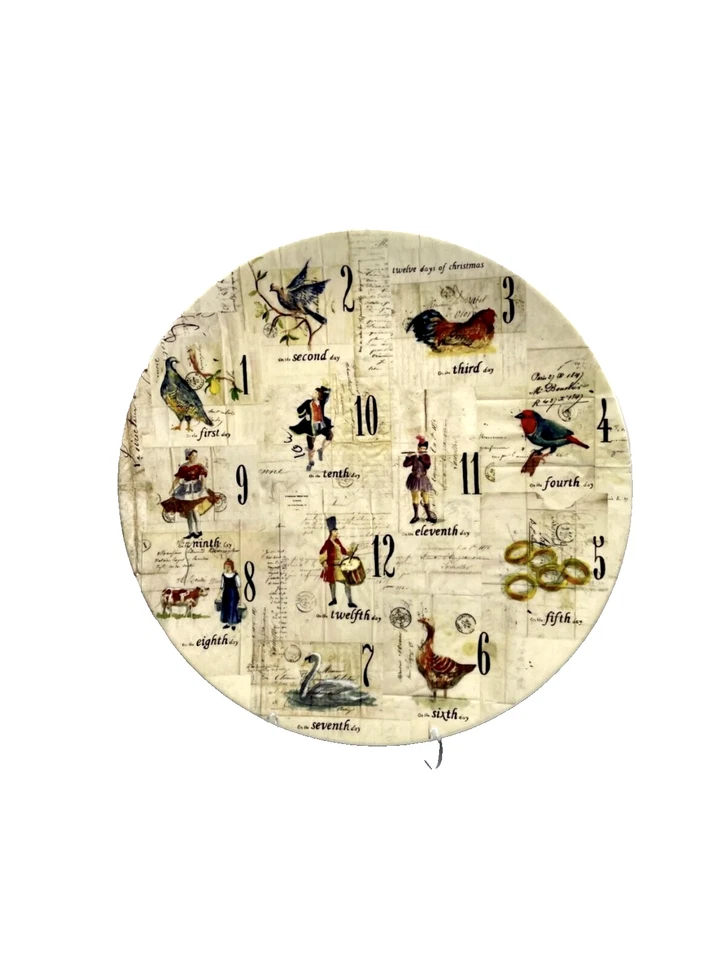 Plato para servir galletas Williams Sonoma 12 días de Navidad Marc Lacaze 13,5" Foto 1 de 1