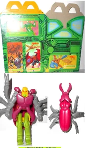 Transformers Beast Wars 1996 INSECTICON mcdonalds complete FULL BOX beetle - Picture 1 of 10
