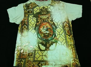 Camiseta Rara Etiqueta La Cosa Nuestra Blanco Talla Grande XL Arte Impreso en Todas Partes - Imagen 1 de 12