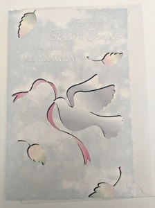 Wedding Greeting Card with Envelope - For a Special Couple on your Wedding Day - Picture 1 of 3