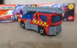 (2) Matchbox #13 Blaze Blaster II Ladder Fire Truck 1/64 scale diecast w/box - Picture 1 of 5