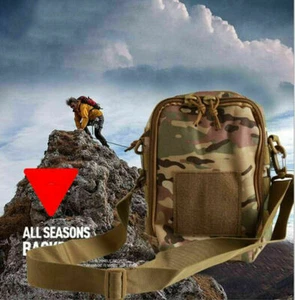 Men Tactical Hiking Bag Shoulder Bag Outdoor Pouch Sling Crossbody Messenger Bag - Imagen 1 de 3