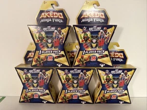 BRAND NEW AKEDO Ninja Fury MYSTERY MINI BATTLING WARRIOR Lot Of 5 Packs - Picture 1 of 2