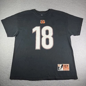 Cincinnati Bengals AJ Green Majestic Graphic T-Shirt Men's XL Black NFL Jersey - Picture 1 of 13
