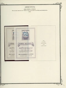 ARGENTINA Scott Specialty Album Page Lot #2 - SEE SCAN - $$$ - Picture 1 of 1