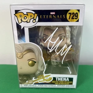 Angelina Jolie Hand Signed Funko Pop! #729 Thena Autographed COA Hologram - Picture 1 of 9