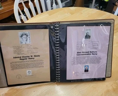 American Commemorative Collection Binder 1985 Stamps 50 Pages - Image 1 of 4