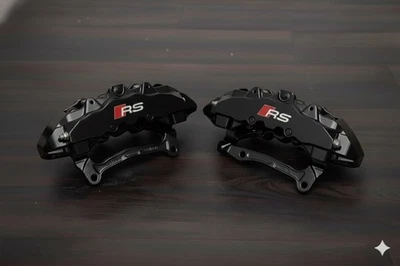 Juego completo de pinzas de freno Brembo originales servicio reconocimiento Audi RS6 C6 2008-10 Foto 1 de 4
