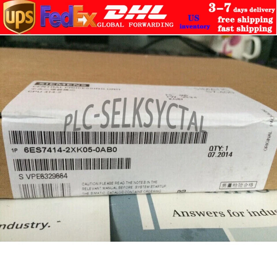 6ES7414-2XK05-0AB0 6ES7 414-2XK05-0AB0 NEW In Box 1PCS Free Expedited Ship - Image 1 of 1