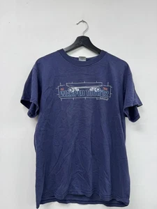 Camisa De Colección Vans Warped Tour Para Hombres Azul Medio 2002 Concierto Punk Rock Años 2000 - Imagen 1 de 5