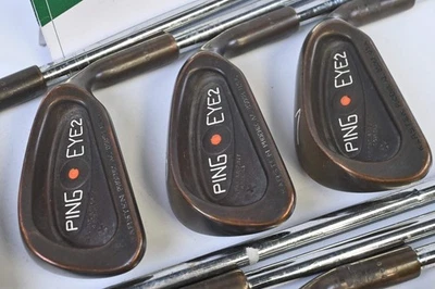 Ping Eye 2+ BeCu Irons / 4-PW+SW / Stiff Flex KBS Tour 90 Shafts - Image 1 of 4