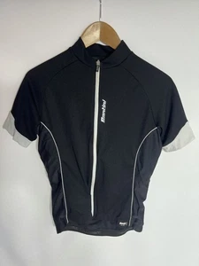 Jersey de ciclismo Santini Ora Linea 3|6|5 cremallera completa | Damas | Negro/Blanco | XL - Imagen 1 de 11
