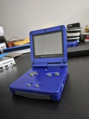 Nintendo Gameboy Advance SP Cobalt Blue TESTED Console & Charger Reigon Free - Image 1 of 4
