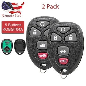 2 para Pontiac G6 2005 2006 2007 2008 2009 2010 mando a distancia Enry sin llave 5B - Imagen 1 de 6