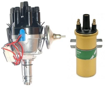 Electronic Screw Top Distributor 25D6 Coil TVR Jaguar Triumph Positive Earth - Image 1 of 2