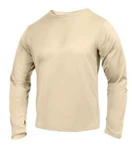 New* ECWCS GEN III SILK WEIGHT THERMAL TOP Level 1, Unisex, Desert Tan - Picture 1 of 2