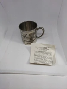 1991 MMA AMB Silber Teller Gravur Kinder Museum Kunst Marsch Baby Tasse Becher - Bild 1 von 11