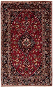 Kashan 160x100 cm Handgeknüpfter Perserteppich-Fine,Orient,Carpet,Rug,Rot - Picture 1 of 10
