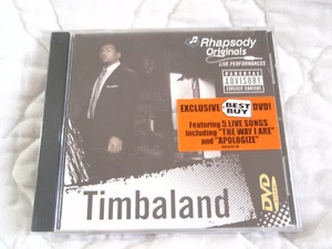TIMBALAND RHAPSODY ORIGINALS LIVE PERFORMANCES DVD NEW BEST BUY EXCLUSIVE RAP PA - Bild 1 von 3