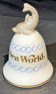 VINTAGE SOUVENIR 3" BELL SEA WORLD DOLPHIN WHALE HANDLE JAPAN - Picture 1 of 5