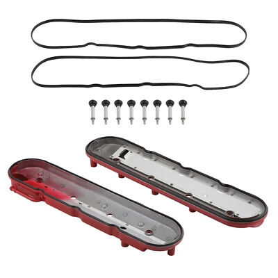 Aluminum Valve Cover LH & RH for Chevy Silverado GMC Sierra 4.8L 5.3L 5.7L 99-08 - Image 1 of 4