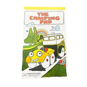Vagabond The Camping Block 24 verschiedene Blätter Notizblock CA Vintage Print USA - Bild 1 von 8