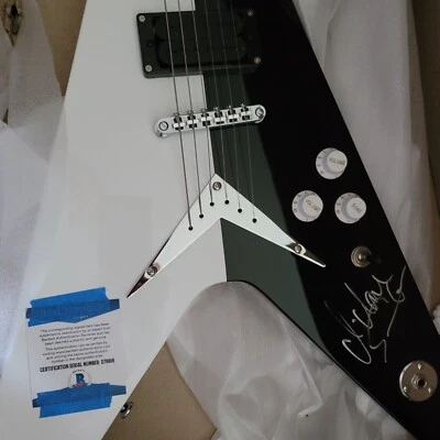 MICHAEL SCHENKER Signed Autograph Dean Signature Model Guitar BAS Scorpions MSG - Image 1 of 4