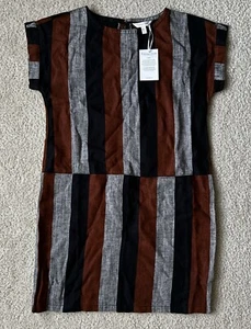 Garnet Hill Striped Linen Dress - Picture 1 of 5