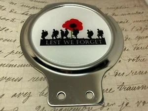 Lest We Forget Red Poppy Car Badge British Leigion 3 - Bild 1 von 4