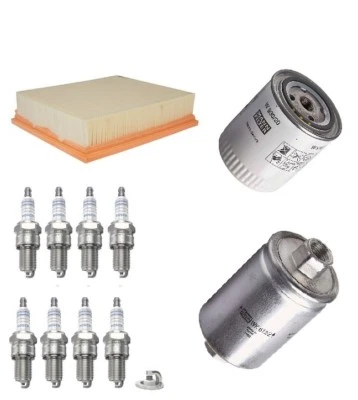 Land Rover Service Kit For Discovery LJ LPG Mann Air Oil Fuel Filter Spark Plugs - Image 1 of 4