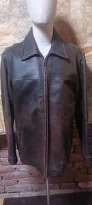 DAVID MOORE Pilot Leather Jacket - Picture 1 of 15