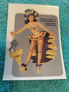 Vintage Original Pin Up Girl Wasser Aufkleber/Glamour Girl Serie Händler Auswahl Vegas - Bild 1 von 2