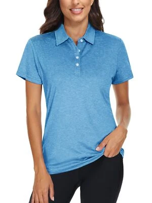 Camisas polo para mujer manga corta Playera Polo Golf Rendimiento Informal Trabajo Prendas para el torso Foto 1 de 4