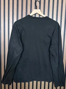 James Perse T Shirt 2 / US Medium Mens Black Long Sleeve Crew Neck Basic Tee - Picture 1 of 5