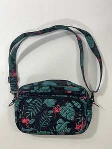 Lug Carousel Umhängetasche schwarz Flamingo Muster Bauchtasche - Bild 1 von 6