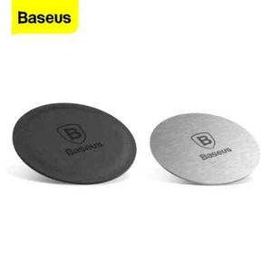 Baseus 2x Samoprzylepne metalowe płytki Metalowa płyta do uchwytu magnetycznego - Zdjęcie 1 z 5