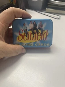 Seinfeld Playing Cards in Tin Case 52 cards from 2004 All 52 Cards Included - Picture 1 of 2