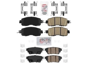 Front Rear Ceramic Disc Brake Pads For Nissan Altima 19-23 w/ Electric Parking - Picture 1 of 13