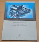 Mercedes Benz Schwingungen Geräusche Actros Axor Atego Econic Werkstatthandbuch