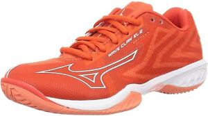 MIZUNO Badminton Shoes WAVE CLAW EL 2 WIDE Orange White 71GA2280 US8(26cm)