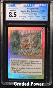 Mercadian Masques Crackdown CGC 8.5 FOIL (6148) 15/350 Magic MTG - Picture 1 of 2