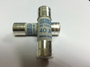 SIBA 50 124 06 40A Fuse 690V Very Fast Acting 5012406  14x51mm gR JPSF312 x1 - Picture 1 of 3