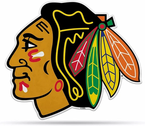Chicago Blackhawks Pennant Shape Cut Primary Logo Cover
