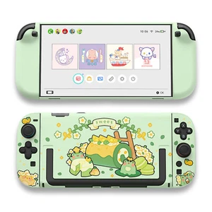 GeekShare Slim Protective Case for Nintendo Switch 2025 Hard Shell Matcha Froggy - Picture 1 of 5